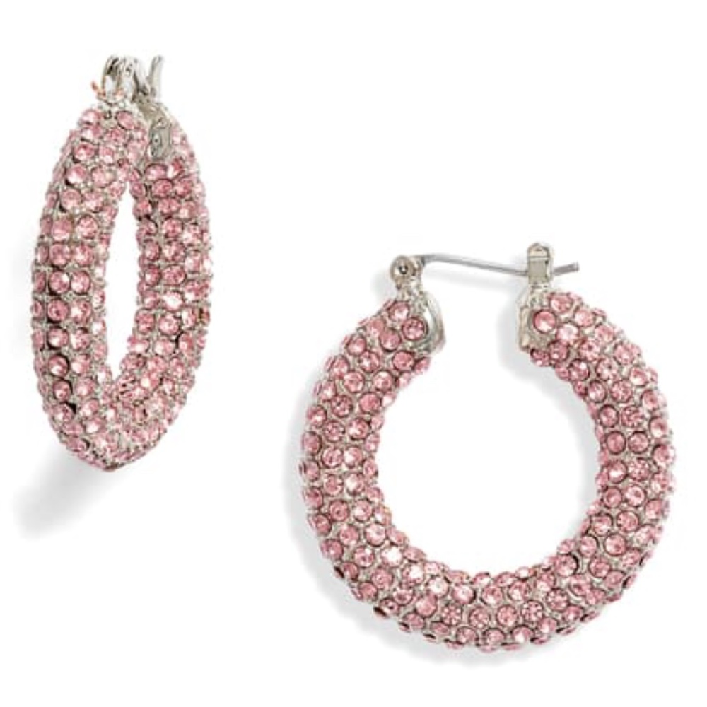 Jill Jacobs Pavé Hoop Earrings